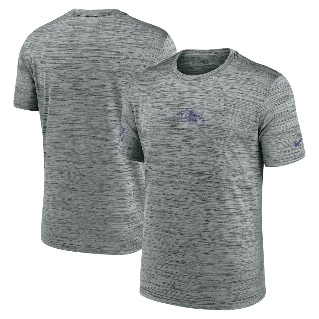 Baltimore Ravens Sideline Velocity Dri-FIT T-Shirt - Gray