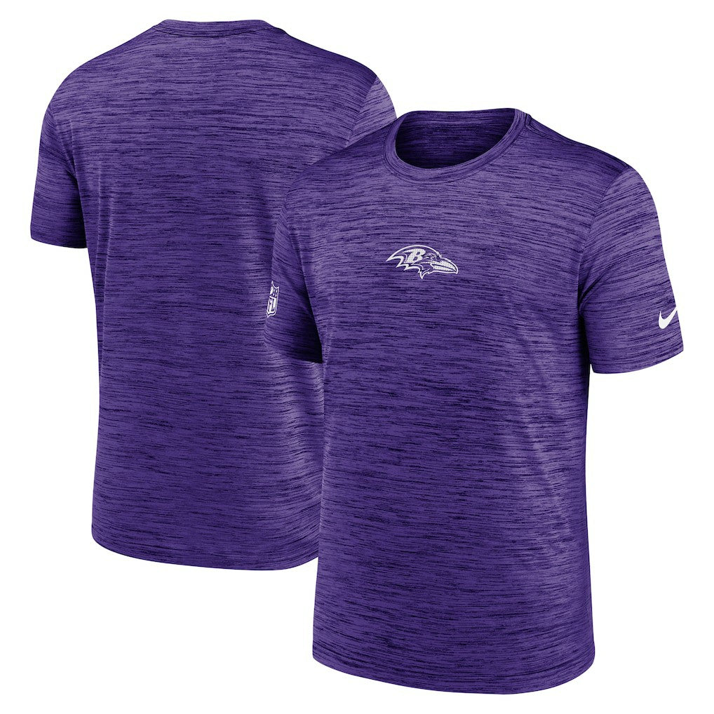 Baltimore Ravens Sideline Velocity Dri-FIT T-Shirt - Purple