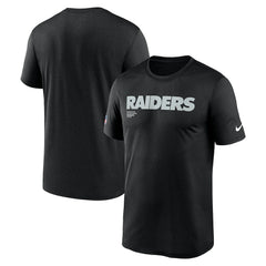 Las Vegas Raiders Sideline Legend Dri-FIT T-Shirt Black