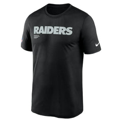 Las Vegas Raiders Sideline Legend Dri-FIT T-Shirt Black