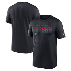 Houston Texans Sideline Legend Dri-FIT T-Shirt Navy