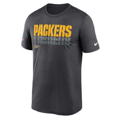 Green Bay Packers Sideline Legend Dri-FIT T-Shirt Charcoal