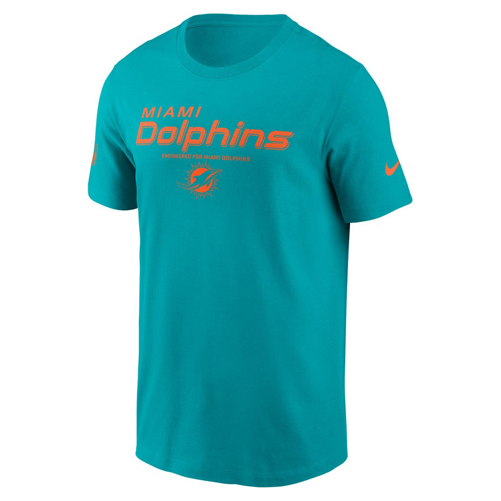 Miami Dolphins Sideline Dri-FIT T-Shirt Aqua