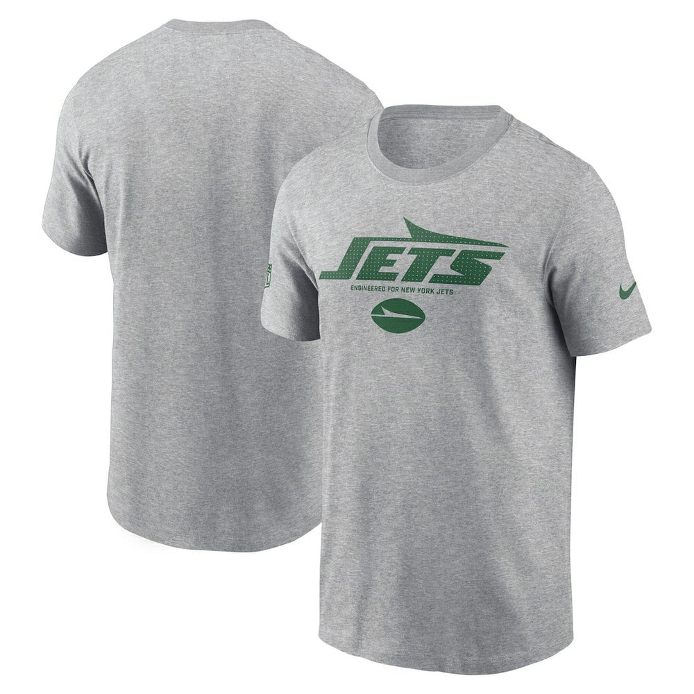 New York Jets Sideline Dri-FIT T-Shirt Heather Gray