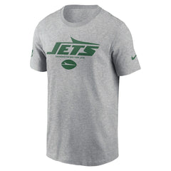 New York Jets Sideline Dri-FIT T-Shirt Heather Gray