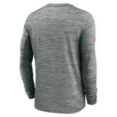 Cleveland Browns Sideline Velocity Performance Long Sleeve T-Shirt - Gray
