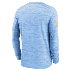 Los Angeles Chargers Sideline Velocity Performance Long Sleeve T-Shirt - Powder Blue