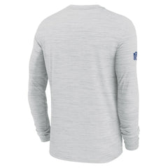 New York Giants Sideline Velocity Performance Long Sleeve T-Shirt - Ash