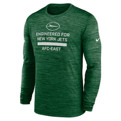New York Jets Sideline Velocity Performance Long Sleeve T-Shirt - Green