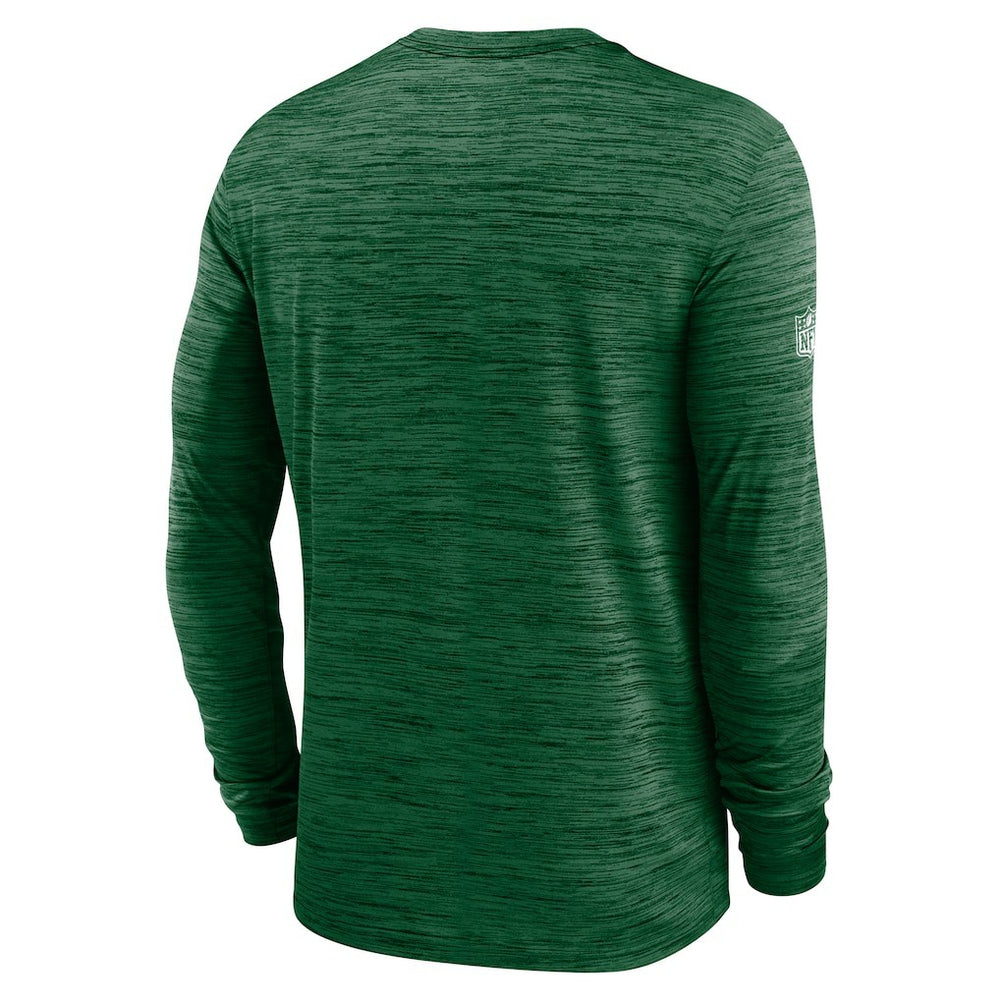 New York Jets Sideline Velocity Performance Long Sleeve T-Shirt - Green