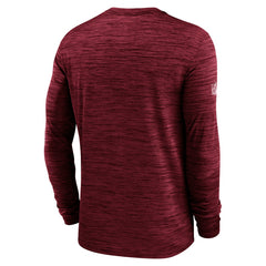 Tampa Bay Buccaneers Sideline Velocity Performance Long Sleeve T-Shirt - Red