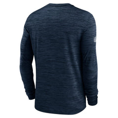 Dallas Cowboys Sideline Velocity Performance Long Sleeve T-Shirt - Navy