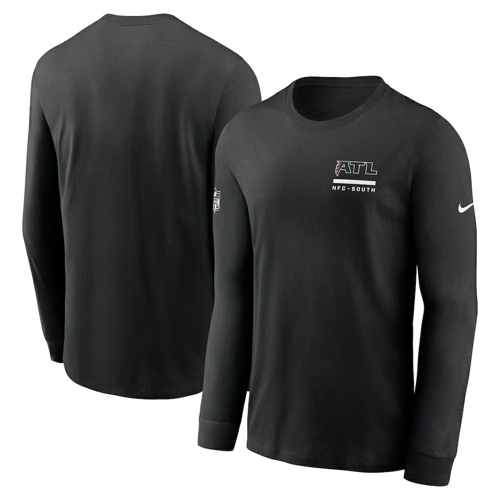 Atlanta Falcons Sideline Dri-FIT Long Sleeve T-Shirt Black
