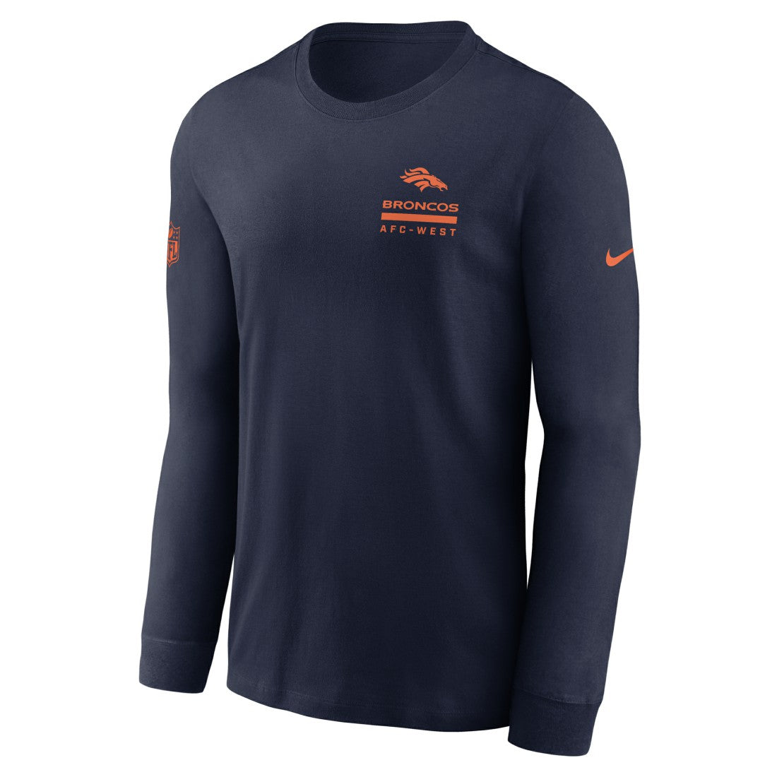 Denver Broncos Sideline Dri-FIT Long Sleeve T-Shirt Navy