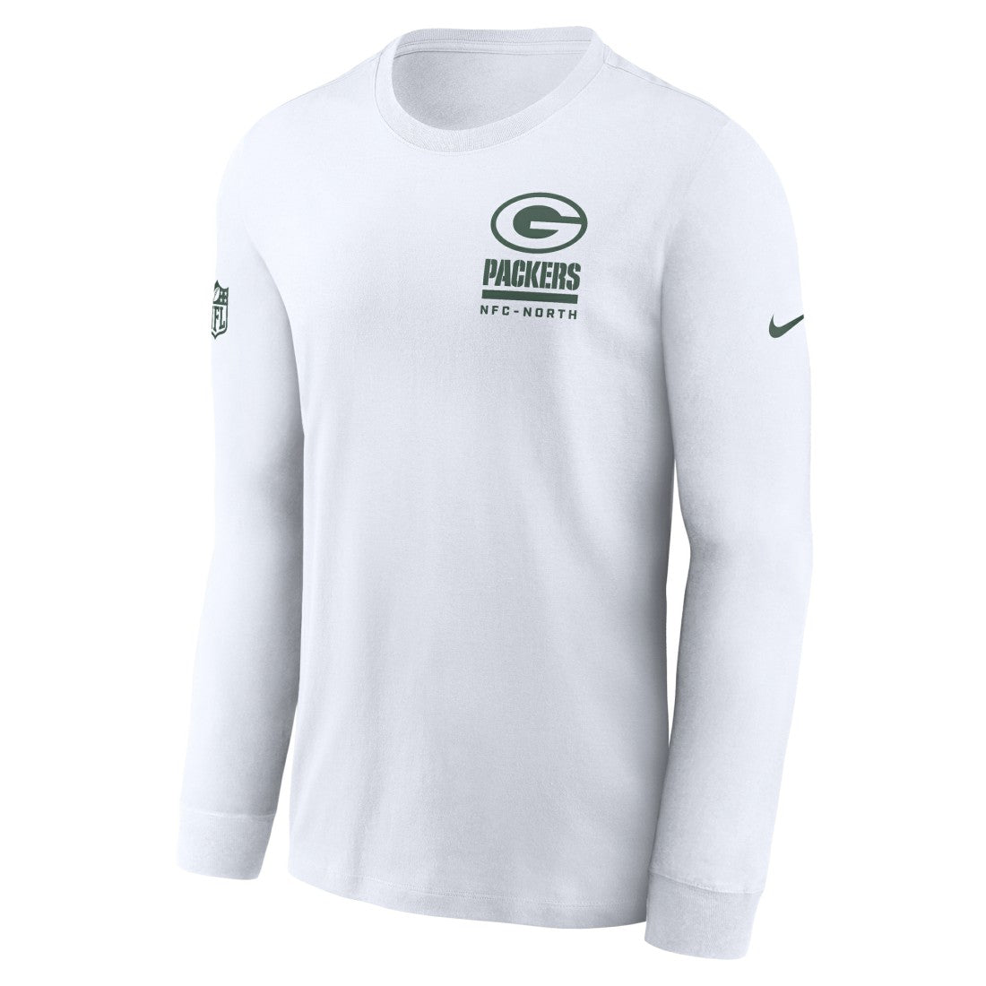 Green Bay Packers Sideline Dri-FIT Long Sleeve T-Shirt White