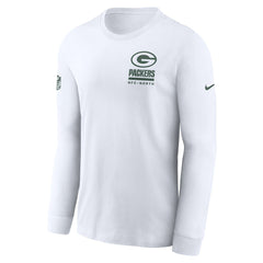 Green Bay Packers Sideline Dri-FIT Long Sleeve T-Shirt White