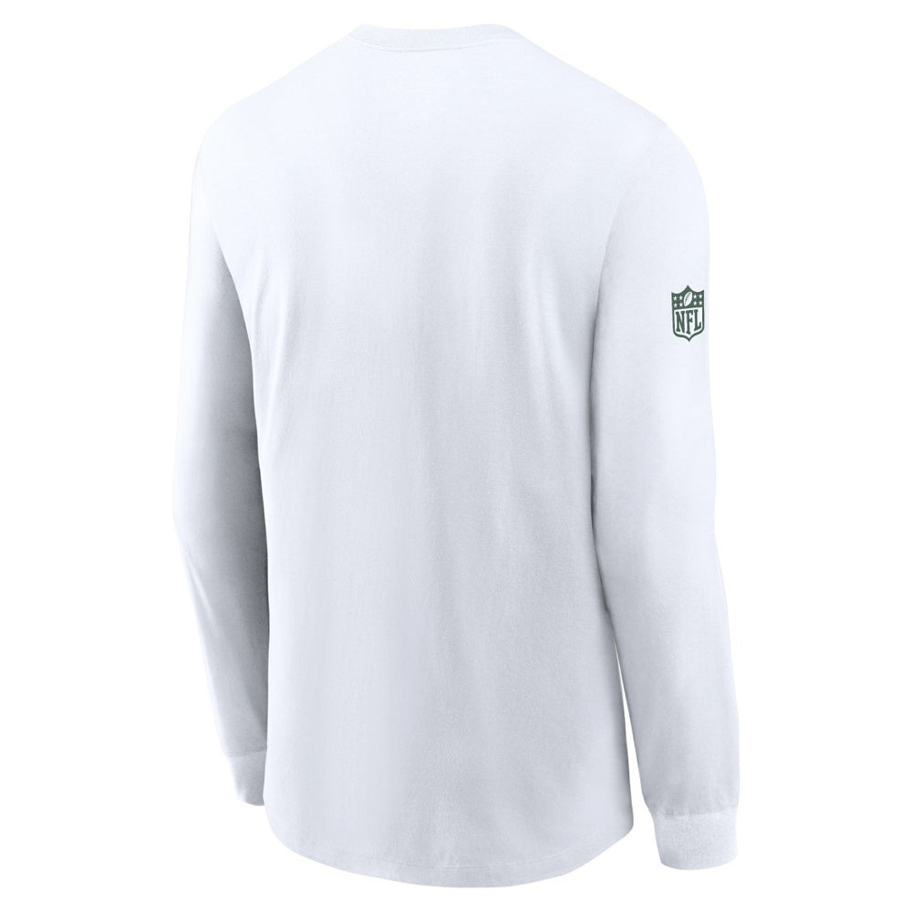 Green Bay Packers Sideline Dri-FIT Long Sleeve T-Shirt White