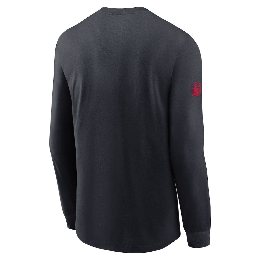 Houston Texans Sideline Dri-FIT Long Sleeve T-Shirt Navy