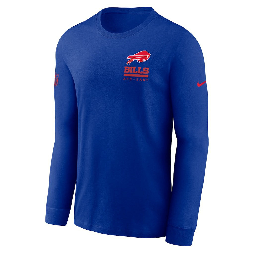 Buffalo Bills Sideline Dri-FIT Long Sleeve T-Shirt Royal