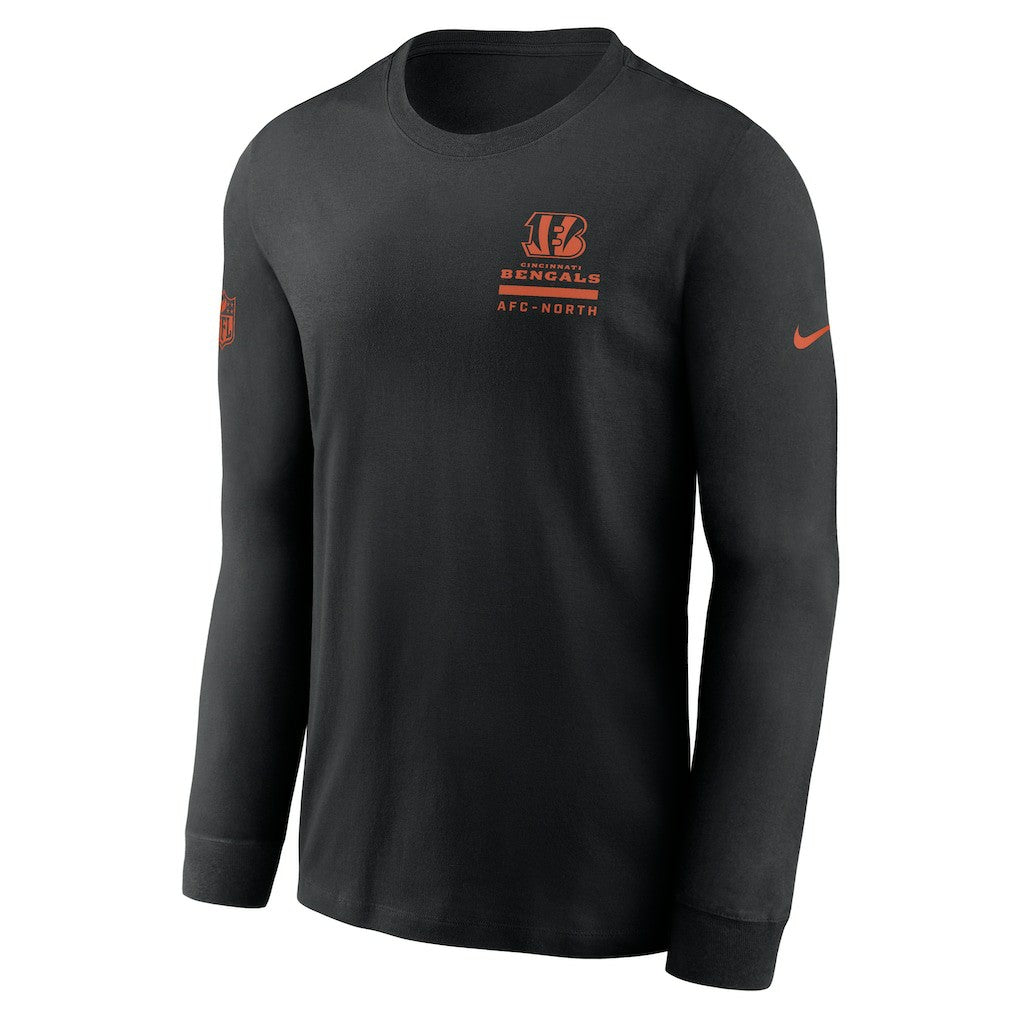 Cincinnati Bengals Sideline Dri-FIT Long Sleeve T-Shirt Black