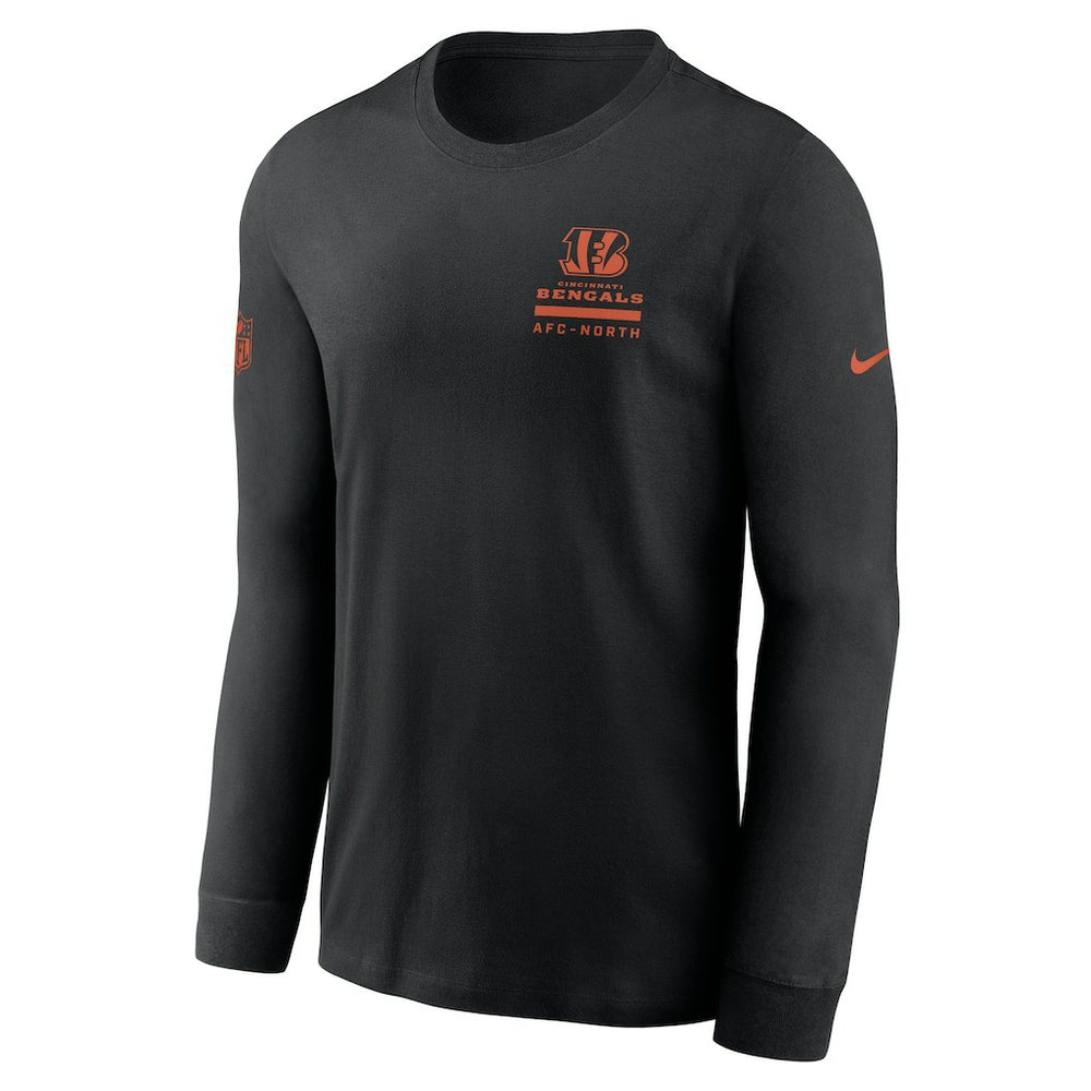 Cincinnati Bengals Sideline Dri-FIT Long Sleeve T-Shirt Black