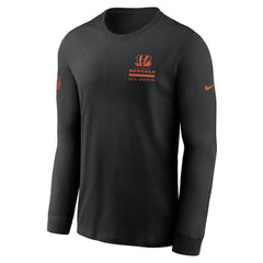 Cincinnati Bengals Sideline Dri-FIT Long Sleeve T-Shirt Black