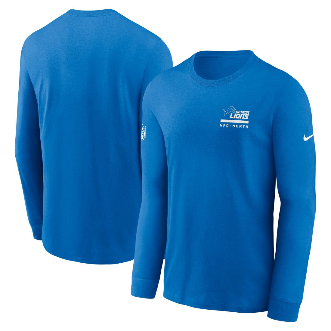 Detroit Lions Sideline Dri-FIT Long Sleeve T-Shirt Blue