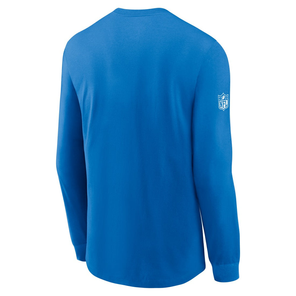 Detroit Lions Sideline Dri-FIT Long Sleeve T-Shirt Blue