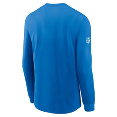Detroit Lions Sideline Dri-FIT Long Sleeve T-Shirt Blue