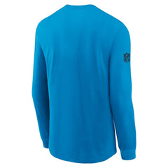 Carolina Panthers Sideline Dri-FIT Long Sleeve T-Shirt Blue