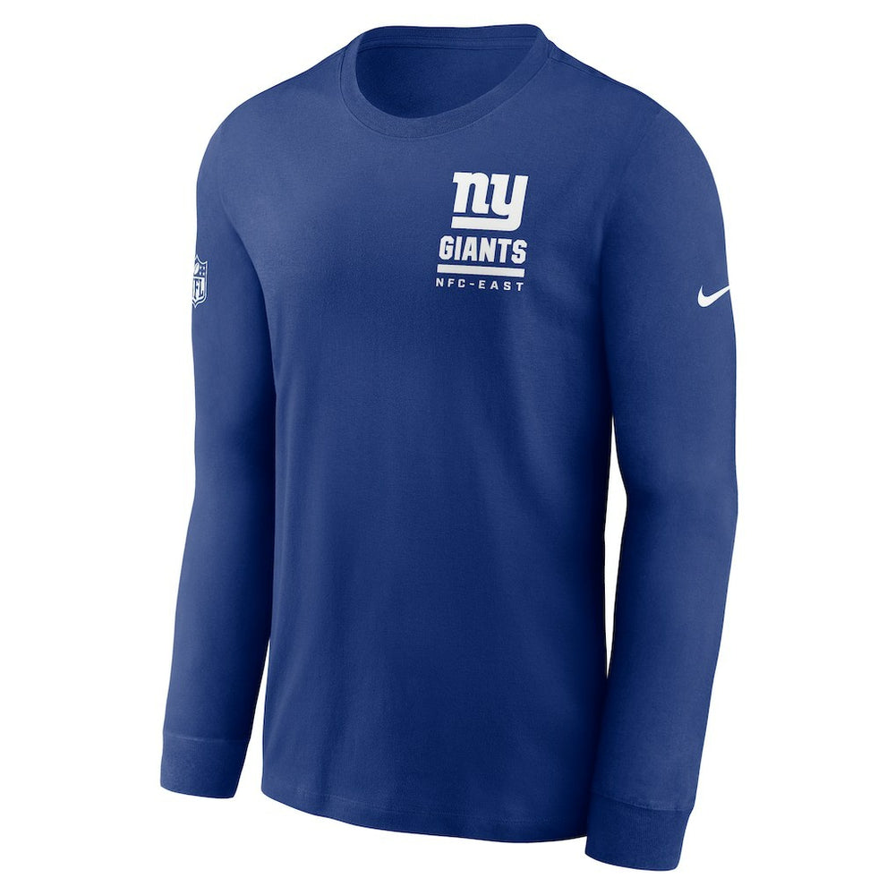 New York Giants Sideline Dri-FIT Long Sleeve T-Shirt Royal
