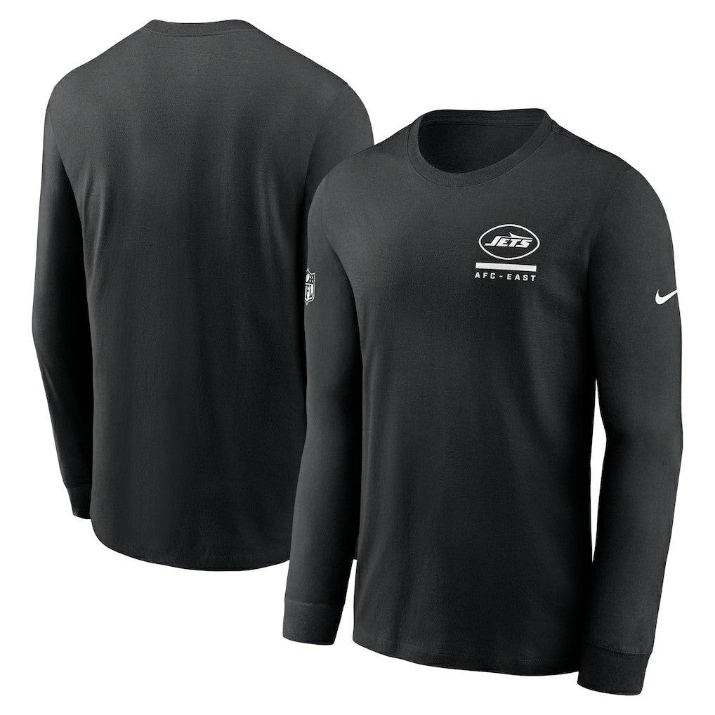 New York Jets Sideline Dri-FIT Long Sleeve T-Shirt Black