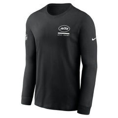 New York Jets Sideline Dri-FIT Long Sleeve T-Shirt Black