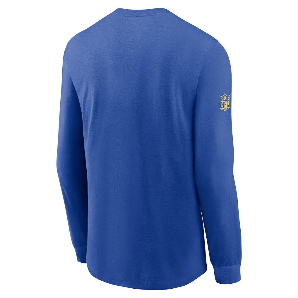 Los Angeles Rams Sideline Dri-FIT Long Sleeve T-Shirt Royal