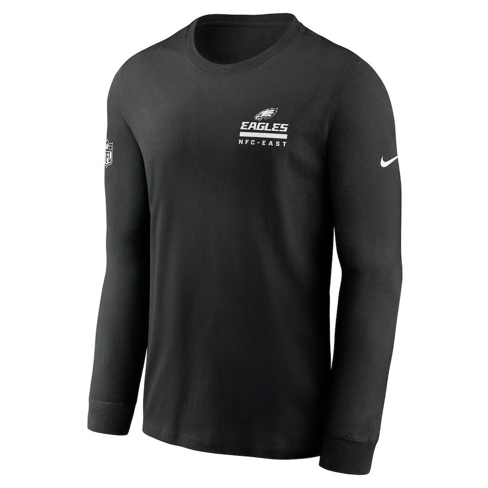 Philadelphia Eagles Sideline Dri-FIT Long Sleeve T-Shirt Black