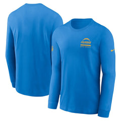 Los Angeles Chargers Sideline Dri-FIT Long Sleeve T-Shirt Powder Blue