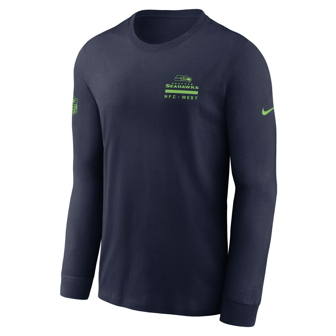 Seattle Seahawks Sideline Dri-FIT Long Sleeve T-Shirt College Navy