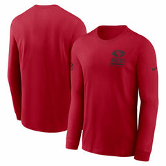 San Francisco 49ers Sideline Dri-FIT Long Sleeve T-Shirt Scarlet