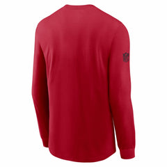 San Francisco 49ers Sideline Dri-FIT Long Sleeve T-Shirt Scarlet
