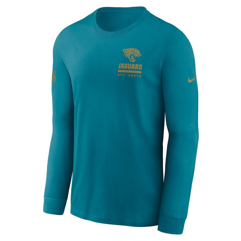 Jacksonville Jaguars Sideline Dri-FIT Long Sleeve T-Shirt Teal