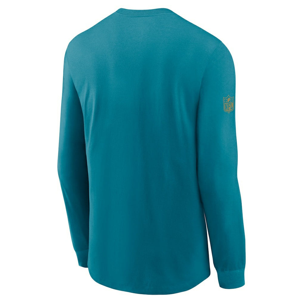 Jacksonville Jaguars Sideline Dri-FIT Long Sleeve T-Shirt Teal