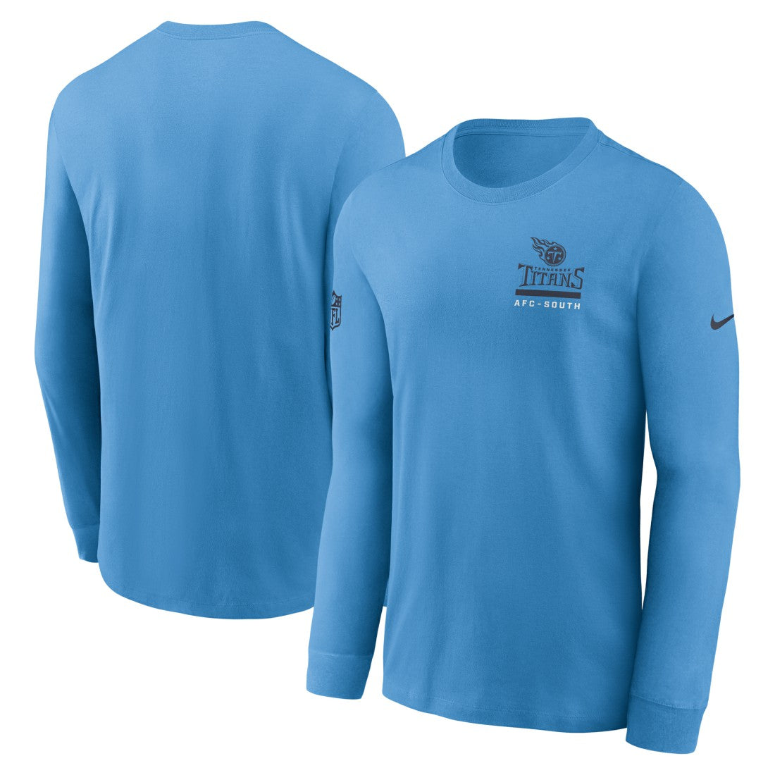 Tennessee Titans Sideline Dri-FIT Long Sleeve T-Shirt Light Blue