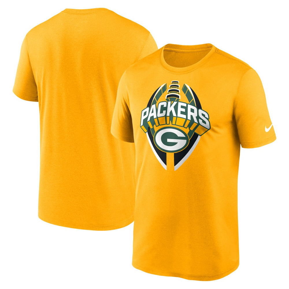 Green Bay Packers Legend Icon Performance T-Shirt Gold