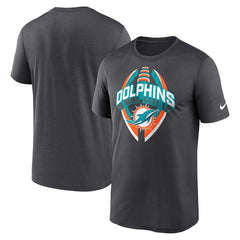 Miami Dolphins Legend Icon Performance T-Shirt Gray