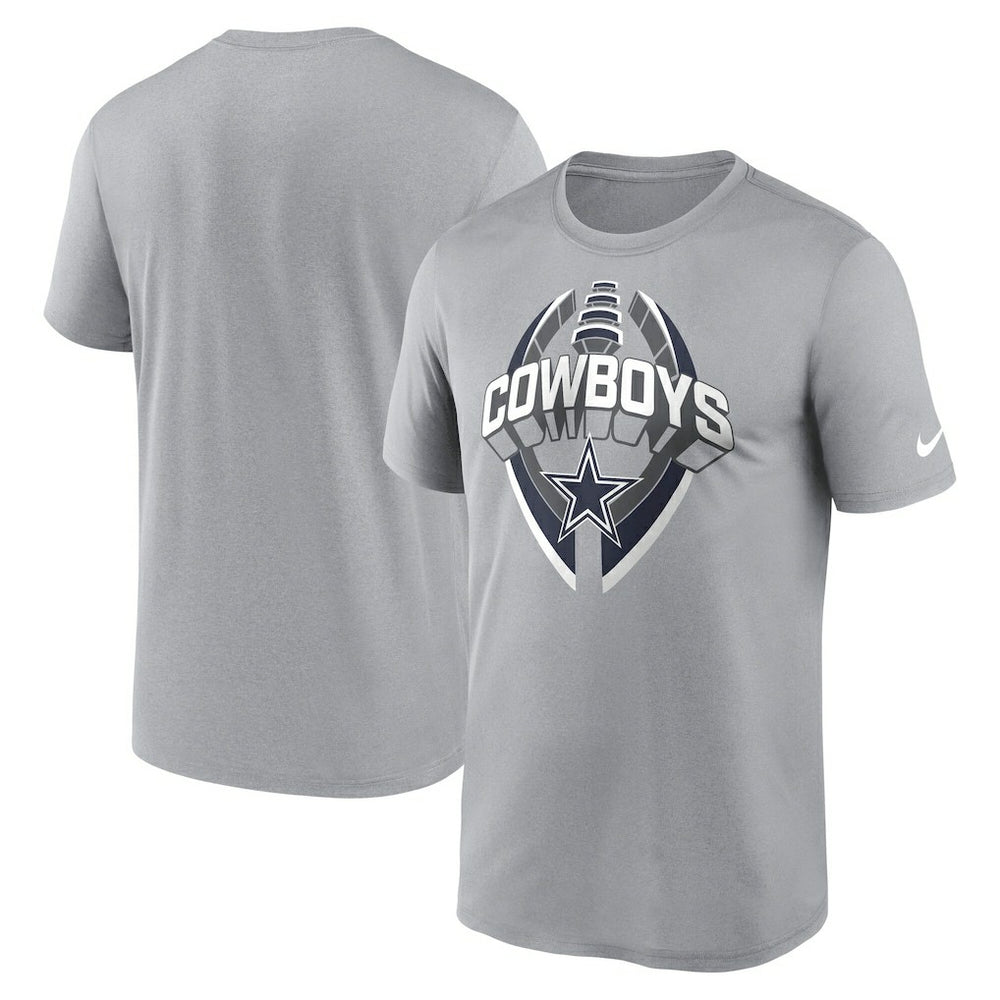 Dallas Cowboys Legend Icon Performance T-Shirt Silver