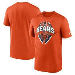 Chicago Bears Legend Icon Performance T-Shirt Orange