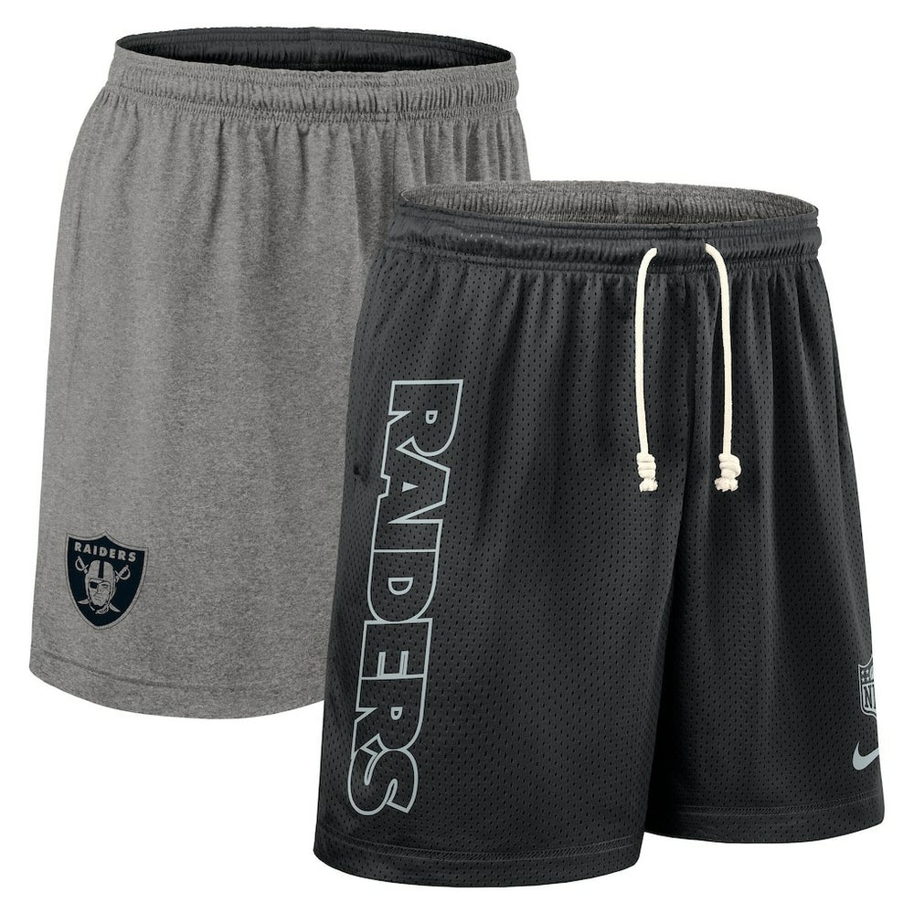 Las Vegas Raiders Sideline Reversible Dri-FIT Shorts Black
