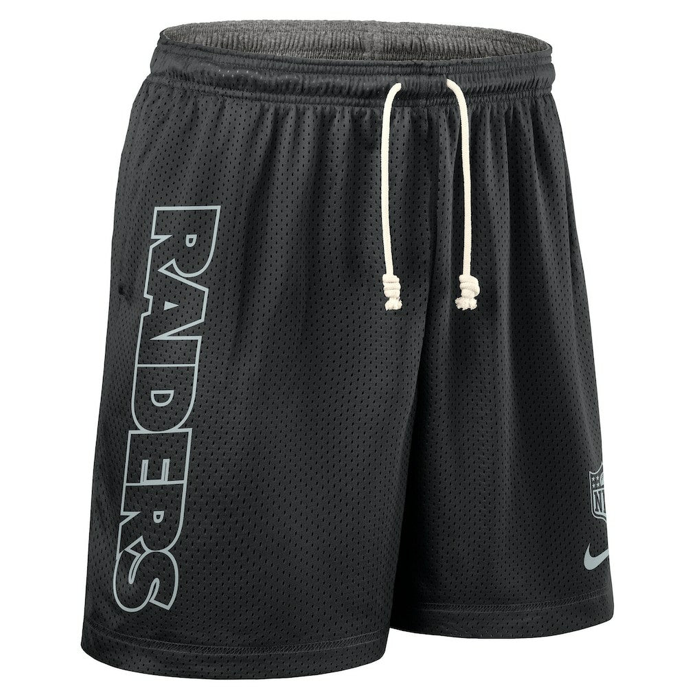 Las Vegas Raiders Sideline Reversible Dri-FIT Shorts Black