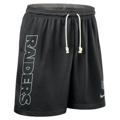 Las Vegas Raiders Sideline Reversible Dri-FIT Shorts Black