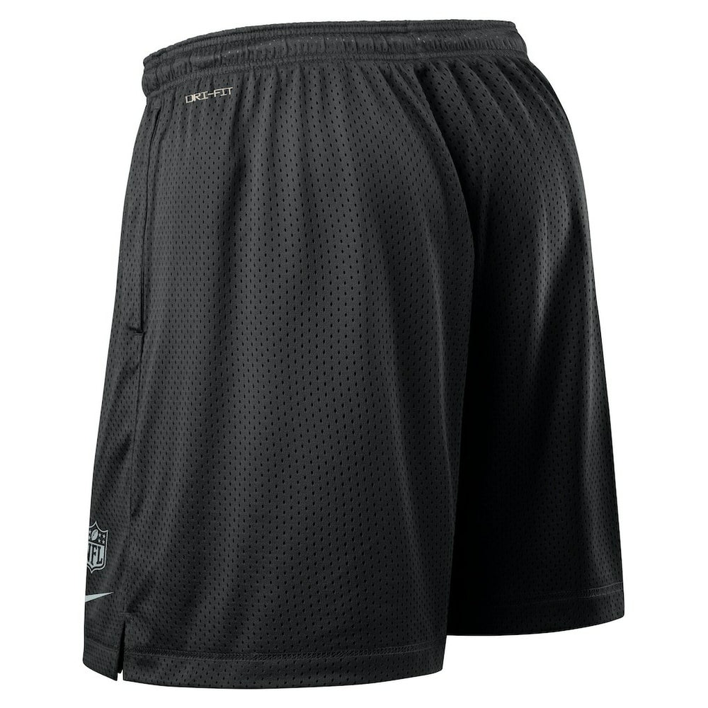 Las Vegas Raiders Sideline Reversible Dri-FIT Shorts Black